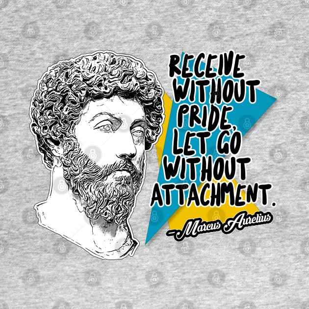 Marcus Aurelius Philosophy Quote Statement Design by DankFutura